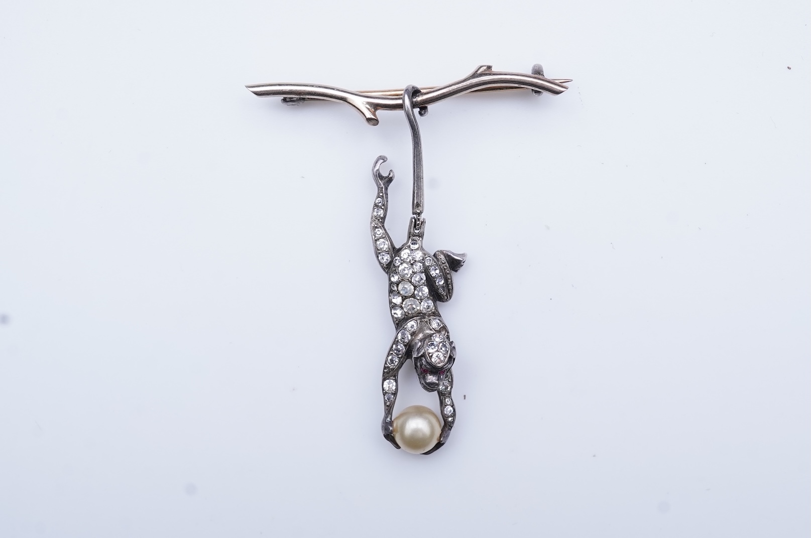 Knoll & Pregizer, a novelty paste brooch, Pforzheim, Germany, early 20th century
